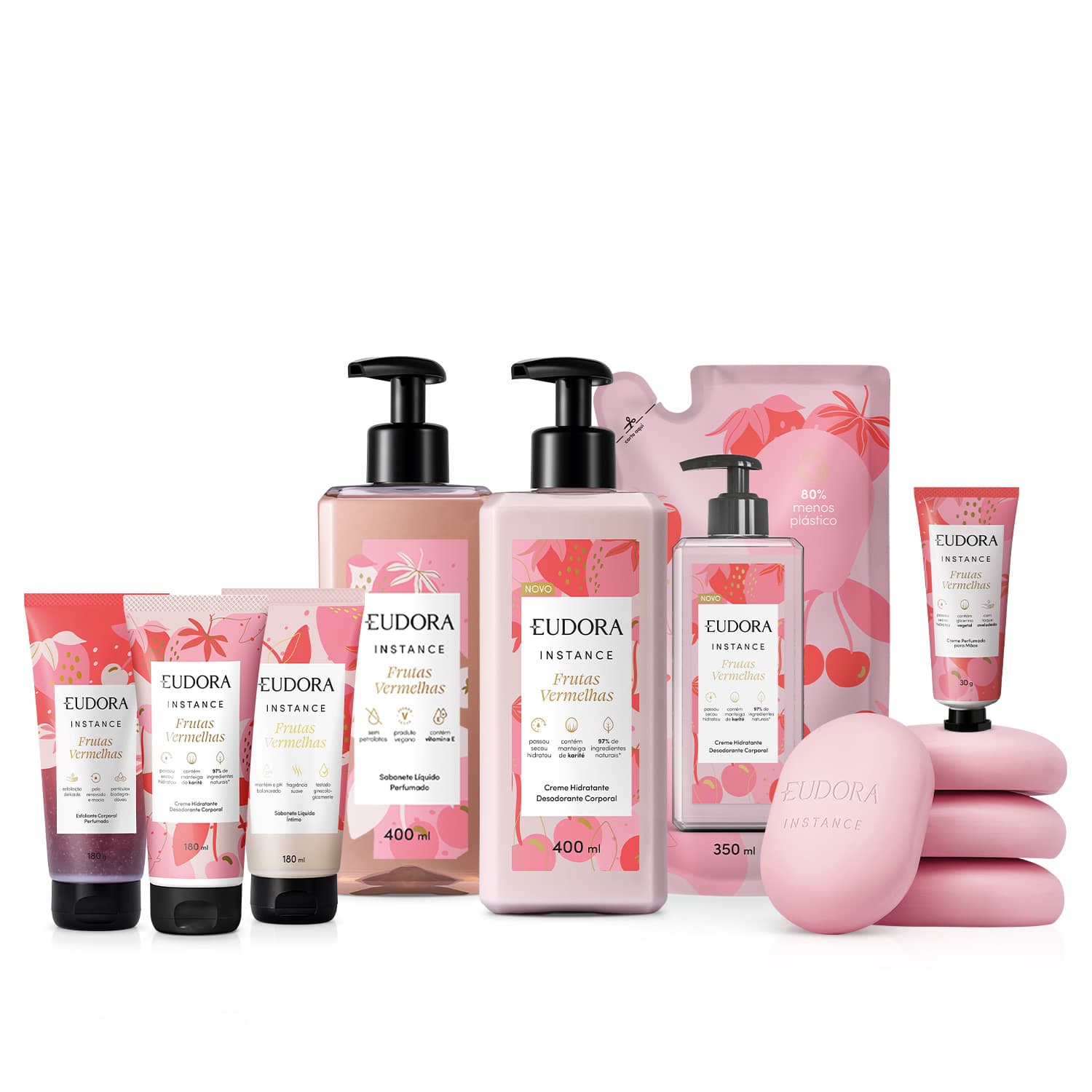 Combo Instance Frutas Vermelhas (8 itens)