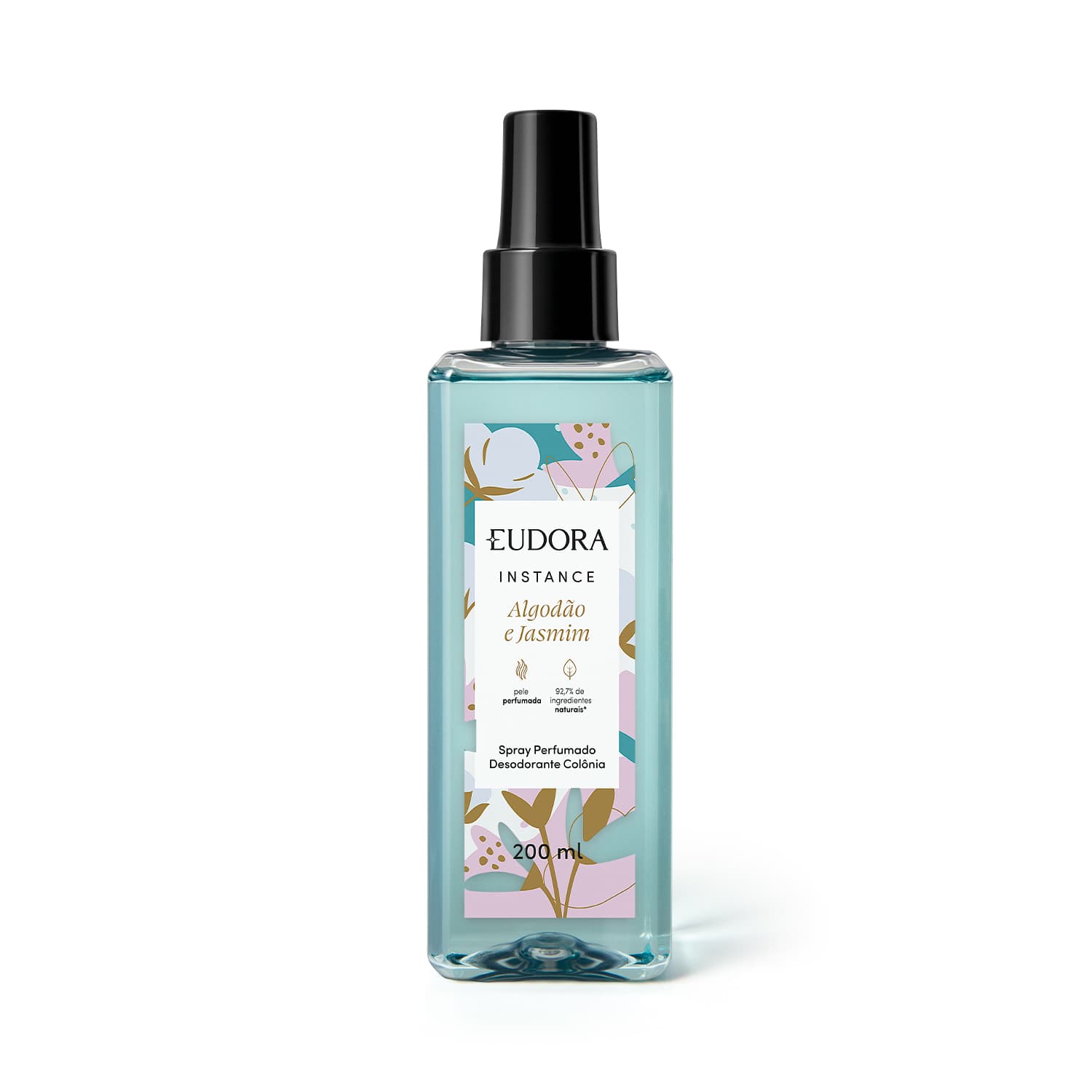 Eudora Instance Algodão e Jasmim - Spray Perfumado Desodorante Colônia 200ml