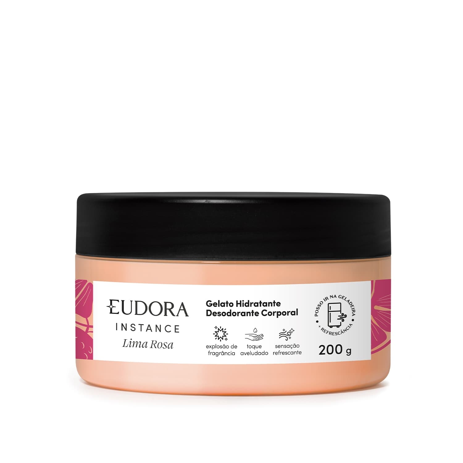 Gelato Hidratante Desodorante Corporal Instance Lima Rosa 200g